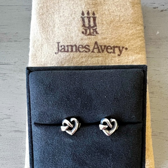 James Avery Jewelry - James Avery Heart Knot Earring Posts